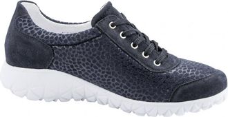 Waldl&auml;ufer Womens Havy Sneaker In Deep Blue Marine