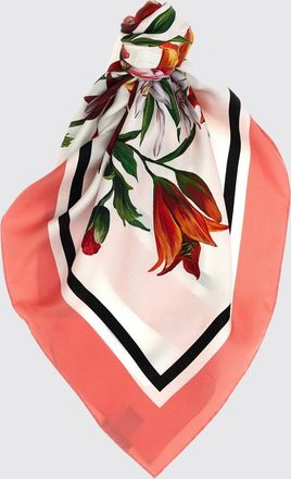 Dolce & Gabbana Foulard Dolce & Gabbana in twill di seta con stampa floreale