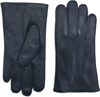 TruClothing Sheepskin Leather Gloves Soft Wool Lined 3-Point Design