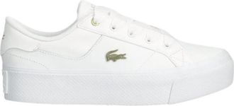 Lacoste Ziane Platform - Dames - Sneakers - Wit - 40 EU - Leer - Schoenen