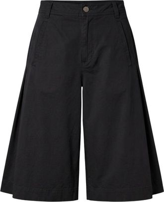 Mr & Mrs Italy Black Cotton Women Womens Shorts