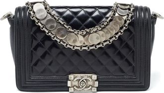 Chanel Borsa a spalla Boy media 2024 - Nero