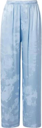 Balenciaga Broeken, Dames, Blauw, S, Pyjamabroek