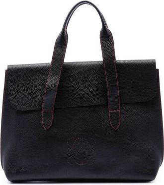 Loewe Pre-owned Loewe Grained Calfskin Anagram Briefcase Ladies CARU14KCMKNP3568