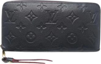 Louis Vuitton Pre-owned Wallets, female, Blue, Size: ONE SIZE Pre-owned Long wallet (bi-fold)