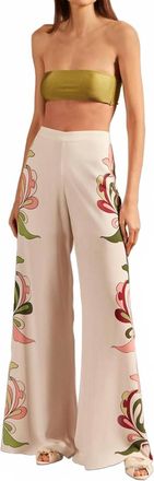 Adriana Degreas Inamorata Wide-Leg Pants In Off White