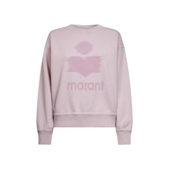 Isabel Marant Logo Crew-neck Sweatshirt - Dames - Sweatshirts - Roze - 2XS - Katoen - Hoodies & sweatvesten