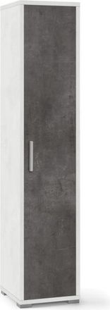 OEM Columna 1 Puerta 39l X 41p X H182 - Acabado Blanco Mate Y Negro Mate - Sarmog