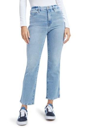 Good American Good Curve High Waist Ankle Straight Leg Jeans in Indigo390 at Nordstrom Rack, Size 28