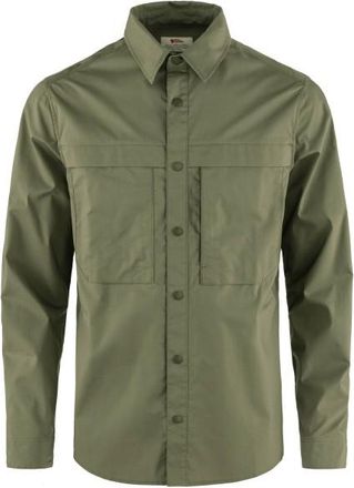 Fj&auml;llr&auml;ven Abisko Trail Shirt L/S Hemd f&uuml;r Herren | oliv