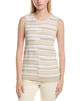 Jones New York Textured Stitch Sweater Tank