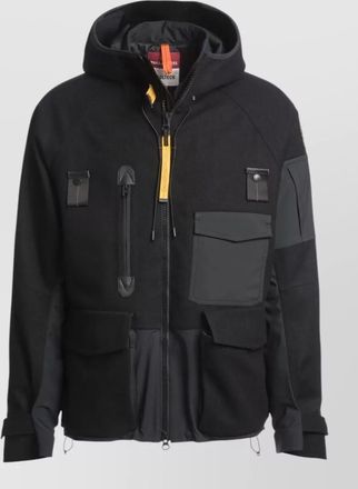 Parajumpers wool-blend regular-fit hooded ski jacket