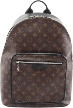 Louis Vuitton Pre-owned Vintage Canvas Rugzak - Heren - Vintage Rugzakken - Bruin - ONE Size - Leer - Vintage