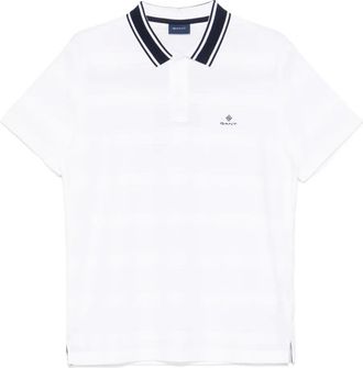 GANT Polo a righe - Bianco