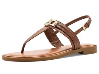 Tommy Hilfiger Cruman Womens Sandals Dark Brown 200 : 7.5 M, Faux Leather