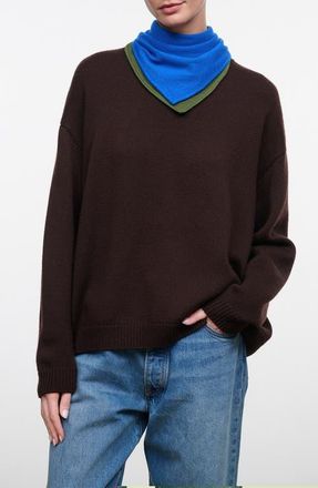 Staud Winston Merino Wool Sweater in Earth Multi at Nordstrom, Size X-Small