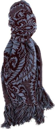 Etro Barocco Jacquard Sjaal - Dames - Wintersjaals - Veelkleurig - ONE Size - Wol - Accessoires