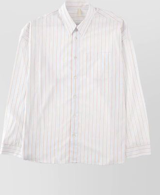 Sunflower mens striped shirt button down collar