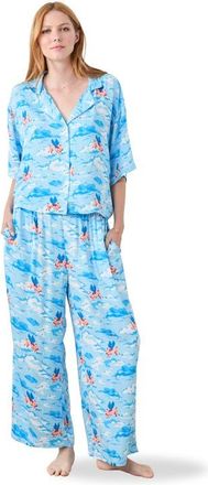 Printfresh Wildest Dreams Set in Pale Blue at Nordstrom, Size X-Large