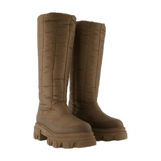 Gia Borghini Womens Quilted Puffer Boots Khaki Others
