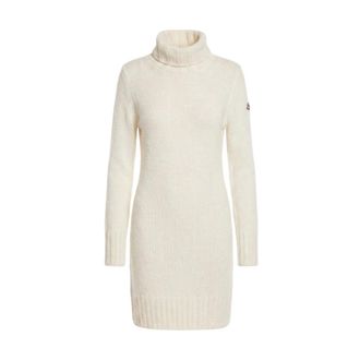 Moncler Abito Tricot - Dames - Jurken - Beige - Maat: XS