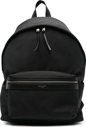Saint Laurent Backpacks, male, Black, Size: ONE SIZE City Backpack