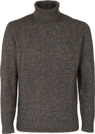 KANGRA Turtlenecks, male, Brown, 2XL, Stylish Knitwear Collection