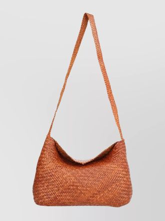 Dragon Diffusion woven cross-body bag long strap