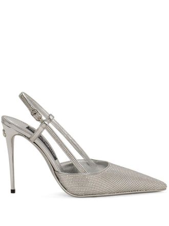 Dolce & Gabbana Pumps con cinturino posteriore KIM DOLCE&GABBANA - Argento