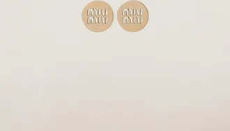 Miu Miu Miu Logo earrings