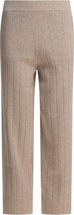 Max Mara Womens Beige Cashmere Trousers - Tan - Size X-Small
