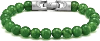 Vincero Mens Green Onyx Beaded Bracelet at Nordstrom, Size Medium