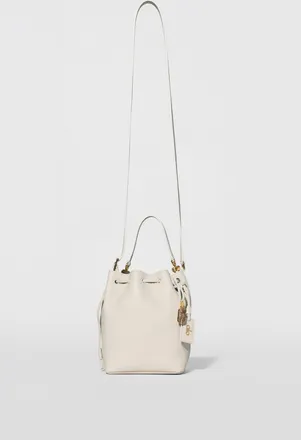 Alo Mini Balance Bag in Bone Leather