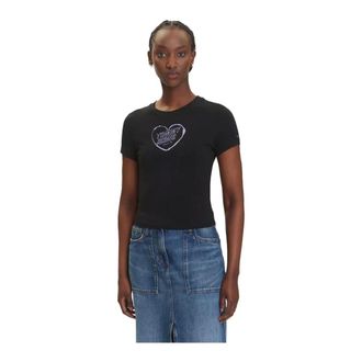 Tommy Jeans Mujer, Camisetas, Negro, Talla: S