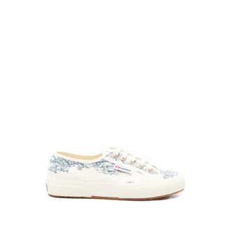 Superga Toile De Jouy Printed Lace-up Sneakers