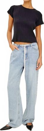 Rails Normandie Wide-Leg Jeans In Sunkissed Blue
