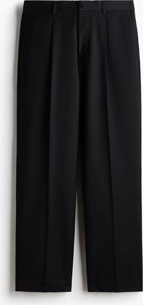 H&M Anzughose in Regular Fit - Schwarz