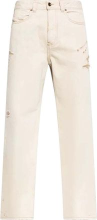 Diesel Dirty White Relaxed Jeans