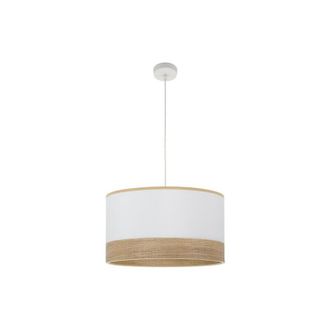 Fabrilamp Fabrilamp Colgante Olga 1xe27 Blanco/blanco-mad.clara Regx50x50 Cm