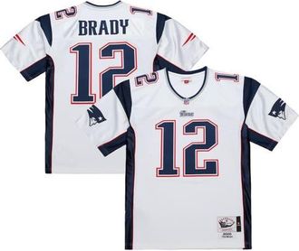 Mitchell & Ness Mens Mitchell & Ness Tom Brady White New England Patriots 2000 Authentic Jersey at Nordstrom, Size 60