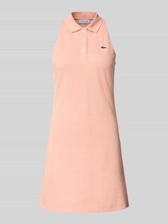 Lacoste Sport Slim Fit Polokleid aus Baumwoll-Mix in Apricot, Gr&ouml;&szlig;e 34
