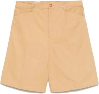 Casablanca Stijlvolle Bermuda Camel Shorts - Heren - Korte Broeken - Beige - L - Korte Broeken