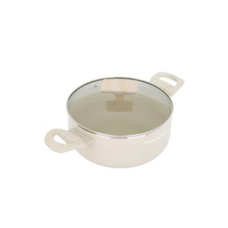 KASANOVA Casseruola 20 cm sabbia Cooking Therapy con coperchio