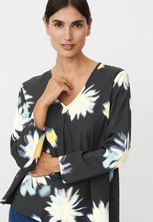 Masai Kala Long Sleeve V-Neck Blouse in Muted Lime at Nordstrom, Size Xx-Large