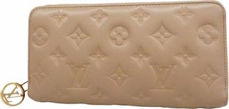 Louis Vuitton Taupe Long Wallet (Bi-Fold) (Pre-Owned)