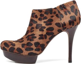 Tory Burch Stivali con stampa 110mm - Marrone