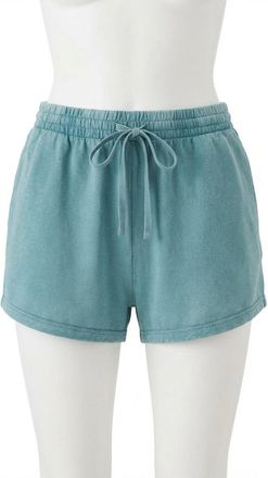 Z Supply Domingo Shorts In Bluesteel