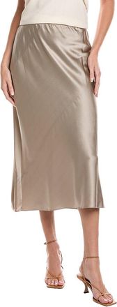 Eileen Fisher Eileen Fisher Petite Bias Silk-Blend Midi Skirt