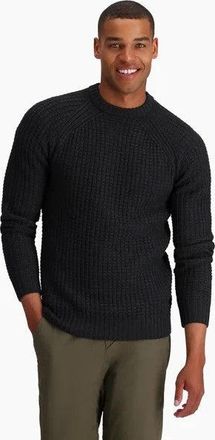 Royal Robbins Westlands Sweater Mens Black Raglan Sleeve Crew Neck GBO62