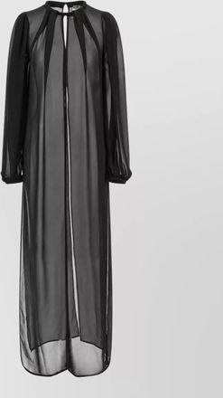 Elisabetta Franchi georgette paneled maxi dress